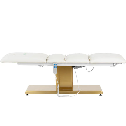 Physa VITERBO cosmetic chair for SPA tattoo massage 150 kg - white and gold – image 5