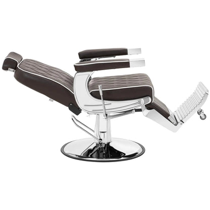 Physa Adjustable Physa FOXLEY hairdressing and barber chair for tattooing - brown – image 5