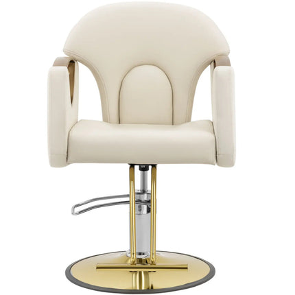 Physa Barber hairdressing chair with footrest BARTON - cream – image 6