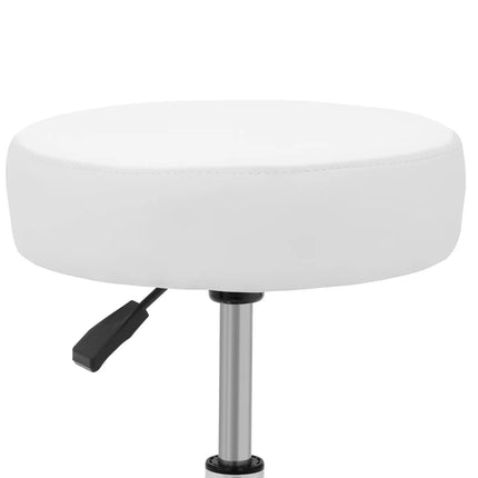 Physa Cosmetic stool on wheels up to 120 kg COMO - white – image 3
