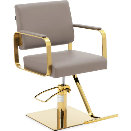 Physa Physa OTLEY cosmetic barber chair with footrest - beige - gold – image 2