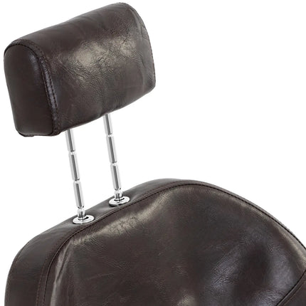 Physa Physa ILFORD barber hairdressing chair with headrest and footrest - brown – image 6