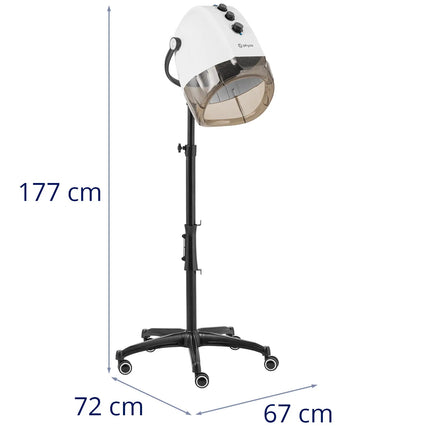 Physa Helmet hair dryer with ionization, standing, 70 C, 1000 W – image 7