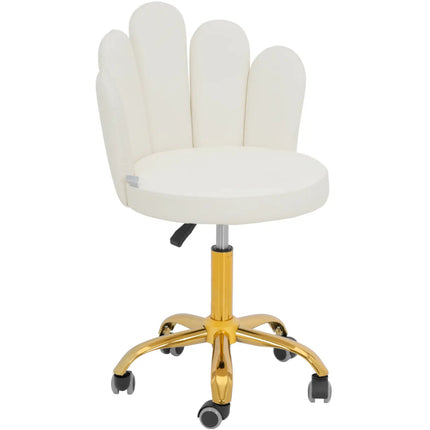 Physa Heated SPA beauty chair with 3 motors 200 kg SAVONA - white and gold – image 6