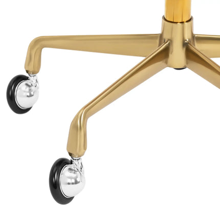 Physa Physa CASORIA swivel beauty stool on wheels - beige and gold – image 4