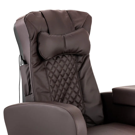 Physa Podological cosmetic chair for pedicure with electric shower tray BOGOTA - brown – image 6