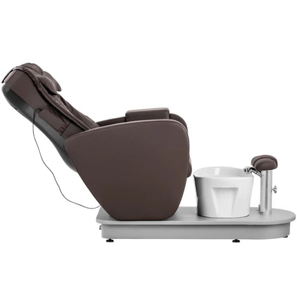 Physa Podological cosmetic chair for pedicure with electric shower tray BOGOTA - brown – image 7