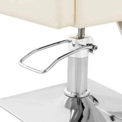 Physa CARLISLE barber hairdressing chair with footrest - cream – image 3