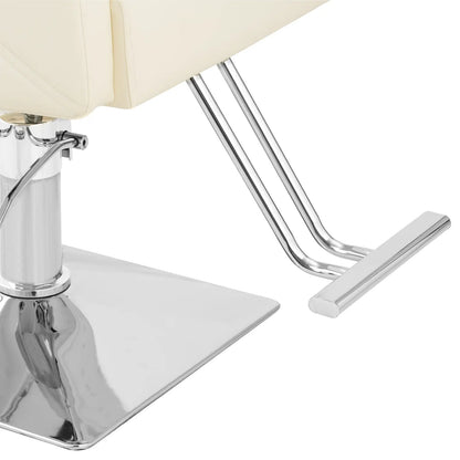 Physa CARLISLE barber hairdressing chair with footrest - cream – image 5