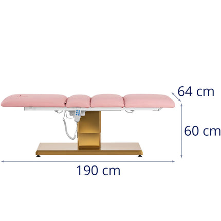 Physa VITERBO cosmetic chair for SPA tattoo massage 150 kg - rose gold – image 6