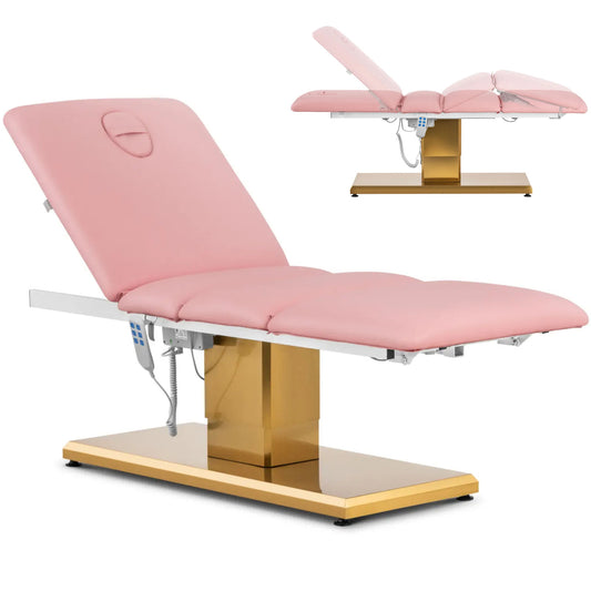 Physa VITERBO cosmetic chair for SPA tattoo massage 150 kg - rose gold