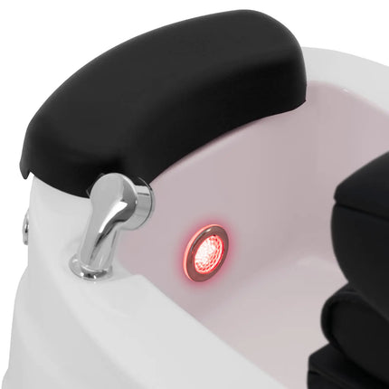 Physa Podiatry pedicure chair with shower tray massage function - black – image 5