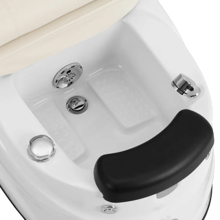 Physa Podiatry pedicure chair with shower tray massage function - cream – image 4