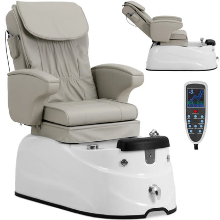 Physa Podiatry pedicure chair with shower tray massage function - beige