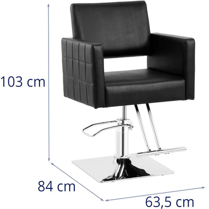 Physa Physa RIBBLETON cosmetic barber chair with footrest - black – image 5