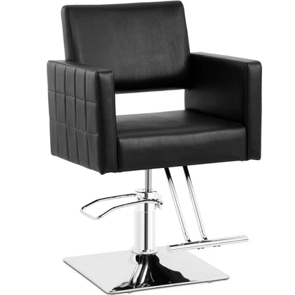 Physa Physa RIBBLETON cosmetic barber chair with footrest - black