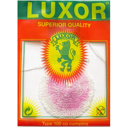 Incandescent filament tow for the LUXOR 100 cp gas lamp