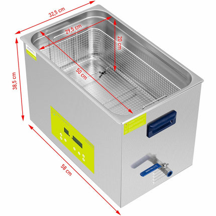 Ulsonix Washing bath ultrasonic LED purifier 30 l 600 W – image 6