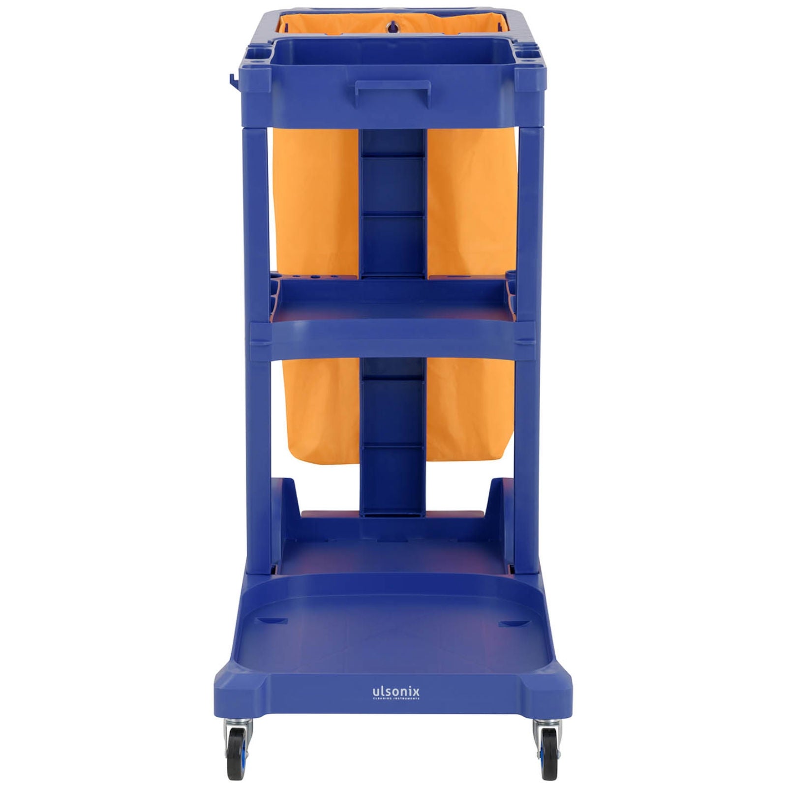 Ulsonix Service cart with shelves, mop holder and laundry bag – image 7