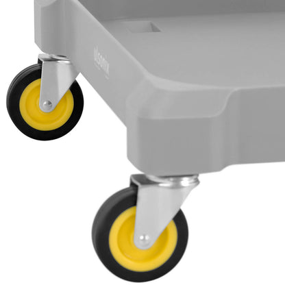 Ulsonix Service cart with shelves, mop holder and laundry bag + cover – image 6