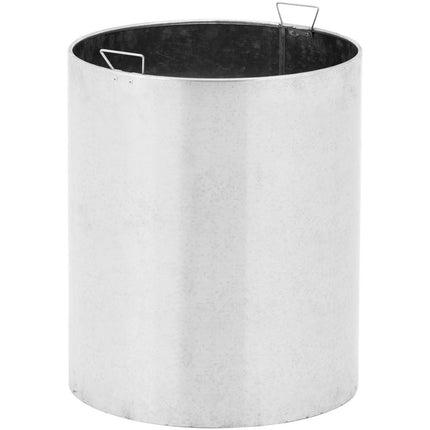 Ulsonix Waste litter garbage litter outdoor round wed. 73 x 85 cm silver STAL – image 4