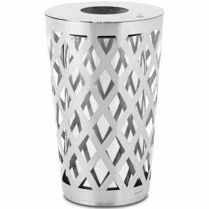 Ulsonix Waste litter outdoor round wed 50 x 80 cm STAL grey – image 2