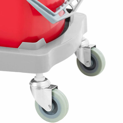 Ulsonix Floor cleaning cleaning trolley, 2 buckets, 2x 17 liter juicer – image 3