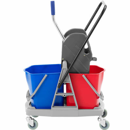 Ulsonix Floor cleaning cleaning trolley, 2 buckets, 2x 17 liter juicer – image 5