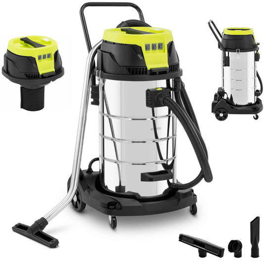 Ulsonix Industrial vacuum cleaner for dry and wet cleaning 3000 W 100 l
