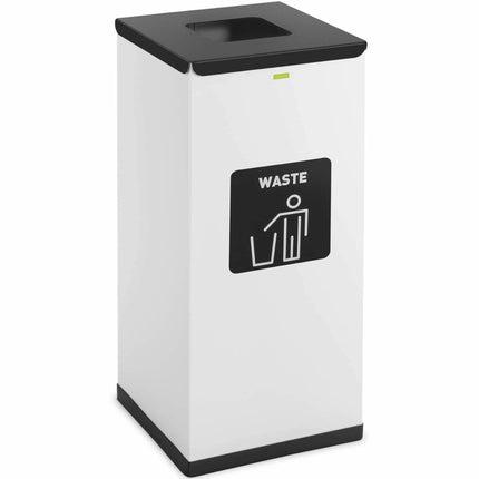 Ulsonix Steel bin for sorting mixed waste 30.5x30.5x70cm 60L – image 2