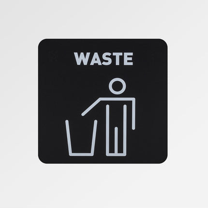 Ulsonix Steel bin for sorting mixed waste 30.5x30.5x70cm 60L – image 5