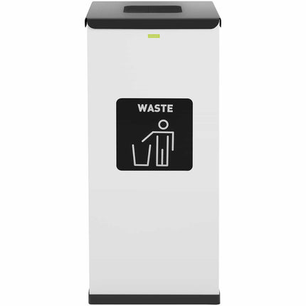 Ulsonix Steel bin for sorting mixed waste 30.5x30.5x70cm 60L – image 6