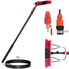 Ulsonix Brush water wash telescopic with hose for washing windows solar panels long 7.2m