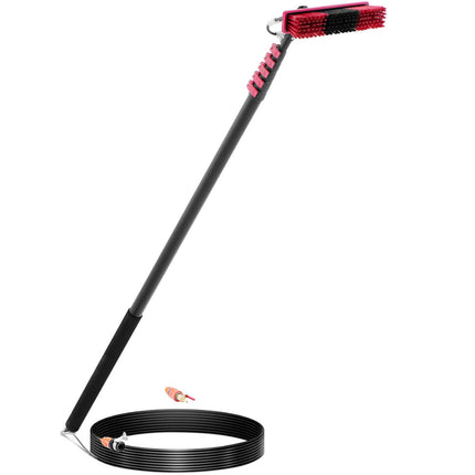 Ulsonix Brush water telescopic wash with hose for washing windows solar panels length 9m – image 2