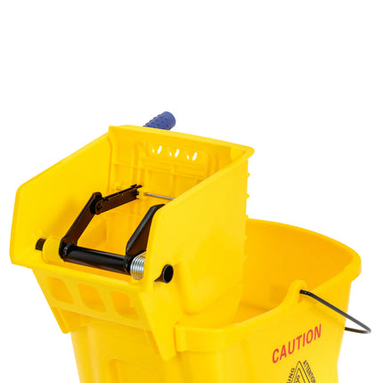 Ulsonix Floor cleaning cleaning trolley with wringer, 24 liters – image 4