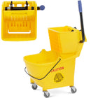 Ulsonix Floor cleaning cleaning trolley with wringer, 24 liters