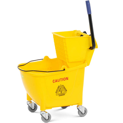 Ulsonix Floor cleaning cleaning trolley with wringer, 24 liters – image 9
