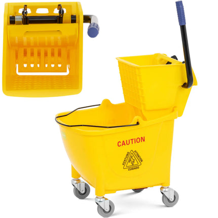 Ulsonix Floor cleaning cleaning trolley with wringer, 24 liters – image 8