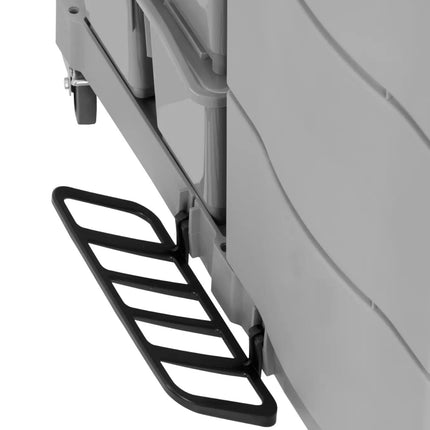 Ulsonix Hotel cleaning trolley with storage compartment and 2 buckets 128 x 62.5 x 133 cm – image 4