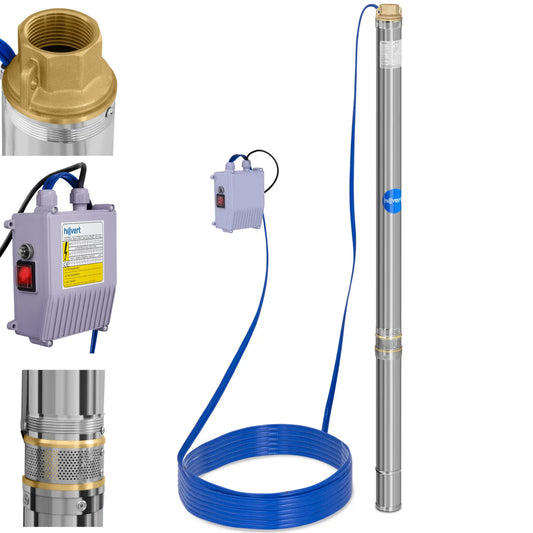 Hillvert Deep-water pump for depth well 3800 L/h up to 85 m