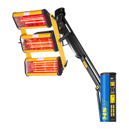 MSW Infrared heat radiator for drying paint on a 3300W tripod – image 2