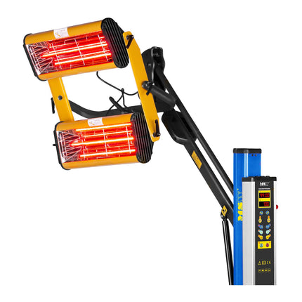 Infrared heat radiator paint drying paint on a stand 2200W IR-DRYER2000.1