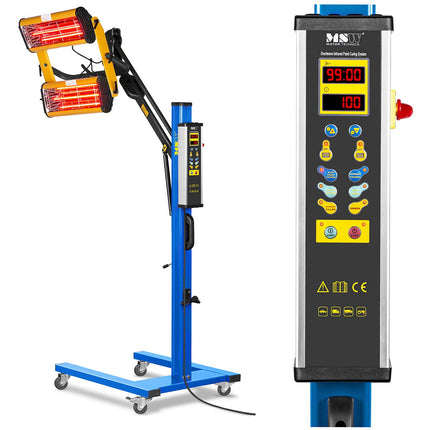 Infrared heat radiator paint drying paint on a stand 2200W IR-DRYER2000.1