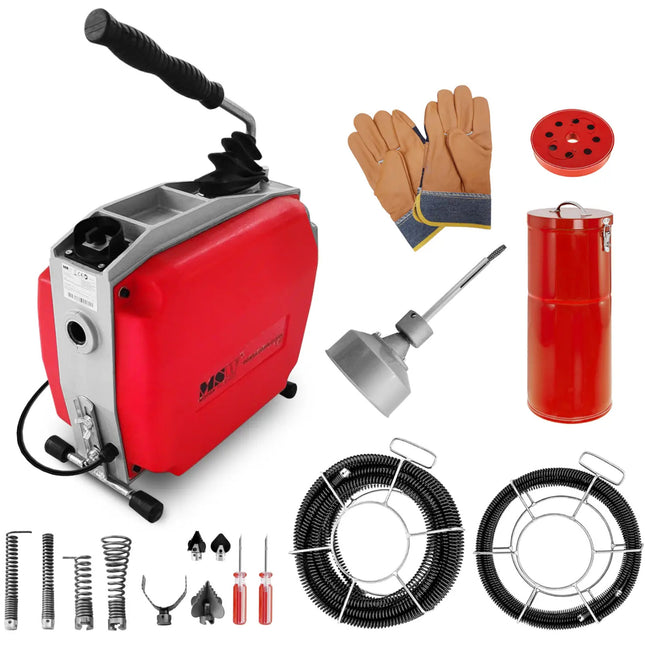 Electric pipe pusher machine for pipes wed 20 - 150 mm MMA POWER DRAIN CLEAN 2.3E + accessories