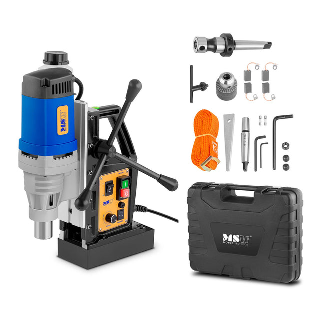 MSW Magnetic Drilling Machine with Magnetic Foot + Case 1680W MMW-MD60-PRO