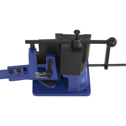 MSW Manual sheet metal bending machine with protractor, width 100 mm, STEEL – image 4
