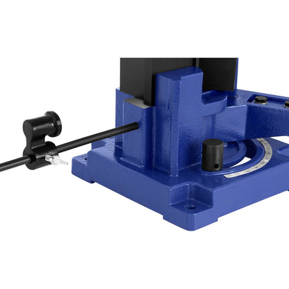 MSW Manual sheet metal bending machine with protractor, width 100 mm, angle up to 120 degrees STEEL – image 5