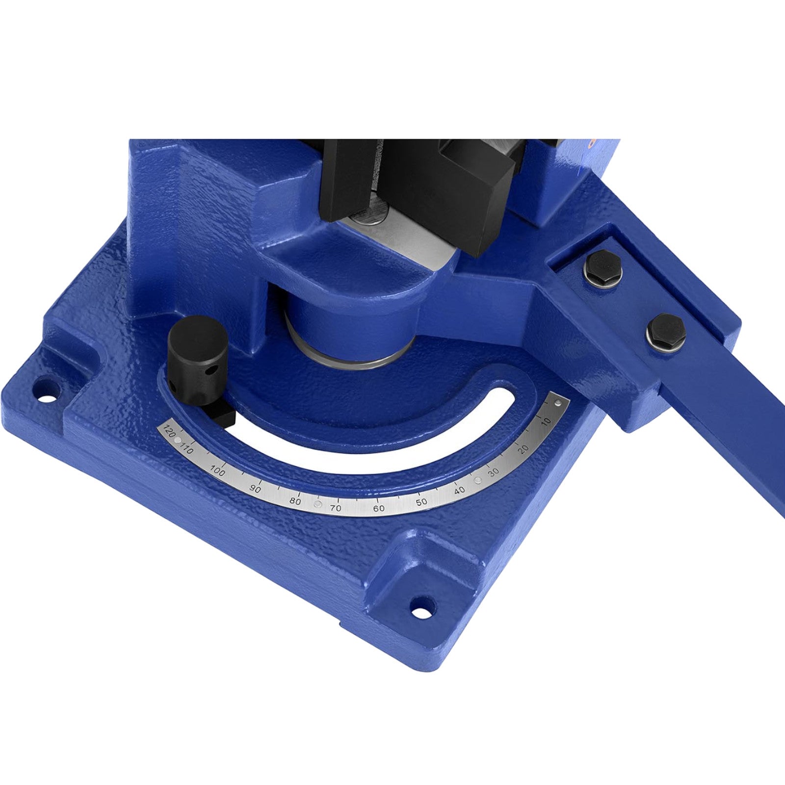 MSW Manual sheet metal bending machine with protractor, width 100 mm, angle up to 120 degrees STEEL – image 6