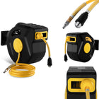 MSW Automatic wall drum retractor with pneumatic hose for compressor connection 1/4#8221 length 22m