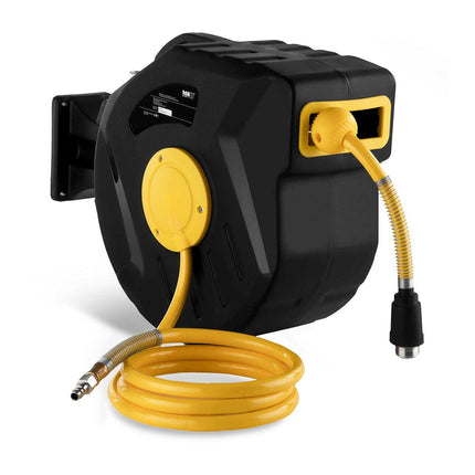 MSW Automatic wall drum retractor with pneumatic hose for compressor connection 1/4#8221 length 22m – image 2